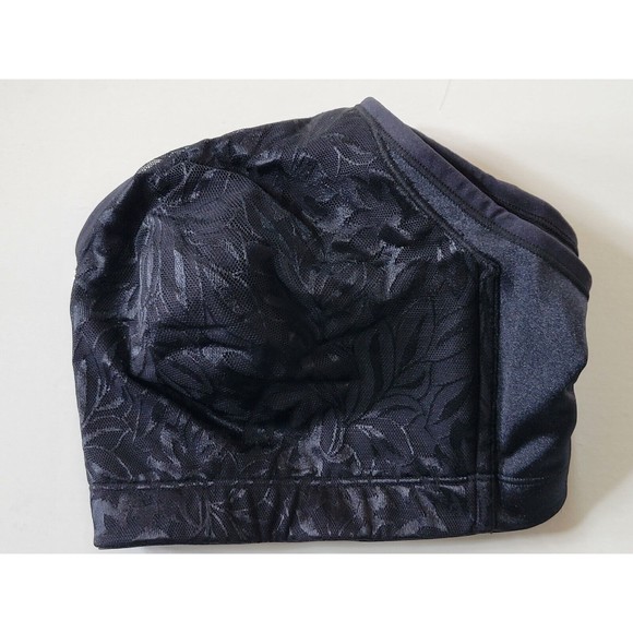 Breezies Black Jacquard Shine Unlined Wirefree Sports Bra 38DD - Picture 3 of 7